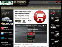 Tablet Screenshot of ezgo.com.au